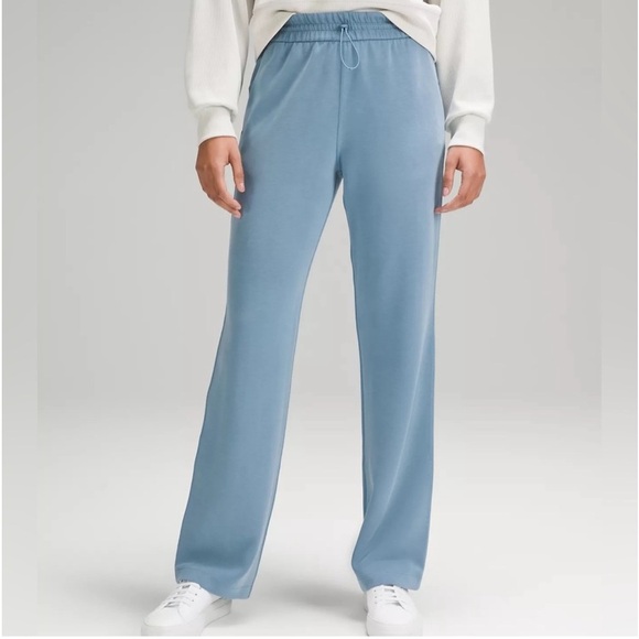 Lululemon Softstreme High Rise Pant Utility Blue Athletic Pants 12 NWT - Picture 1 of 12